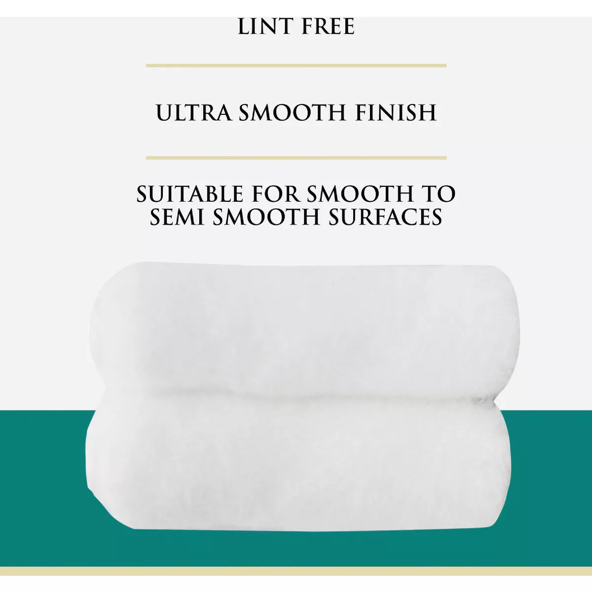 Best Look Premium 4 In. x 3/8 In. Mini Woven Fabric Roller Cover (2-Pack) - photo 4