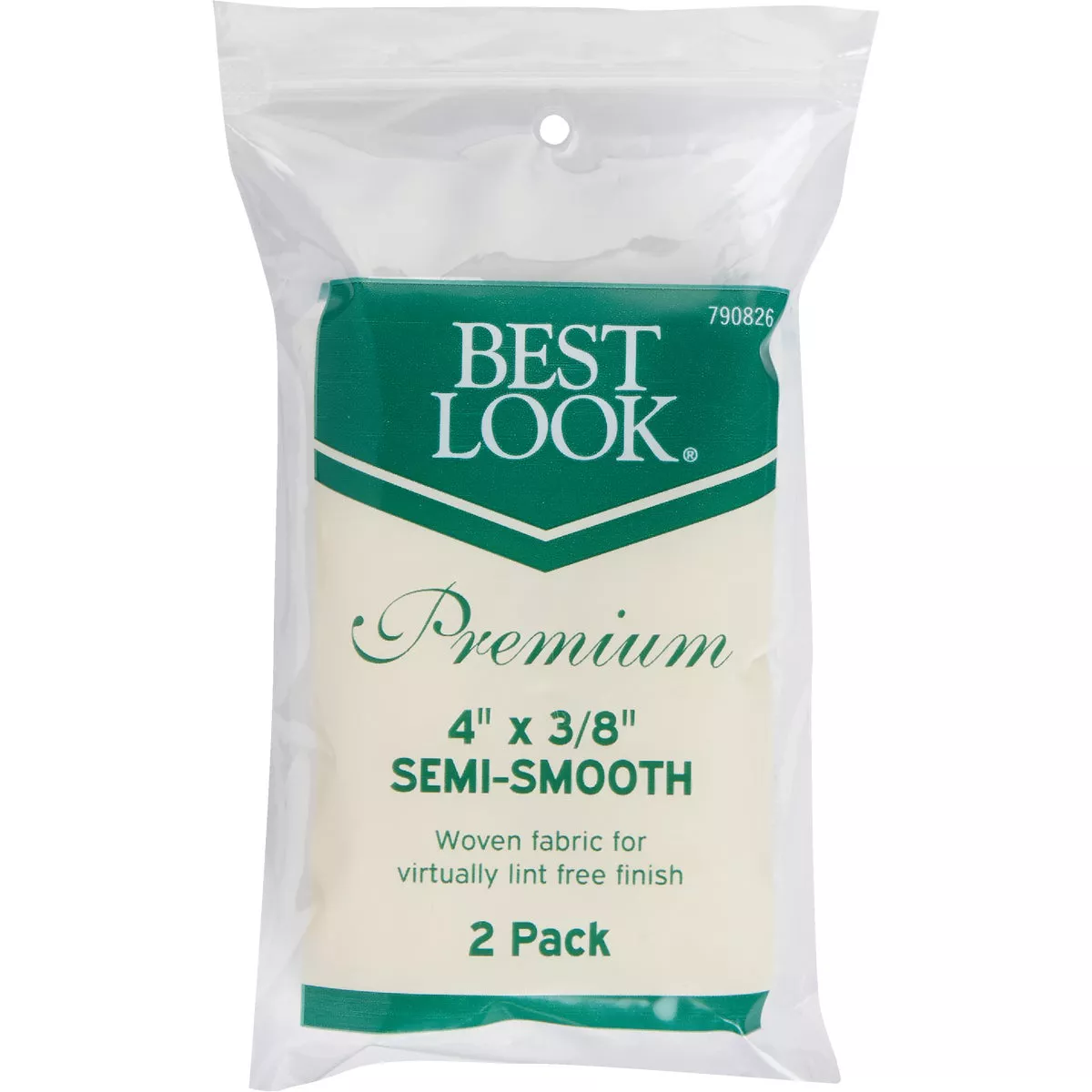 Best Look Premium 4 In. x 3/8 In. Mini Woven Fabric Roller Cover (2-Pack) - photo 2