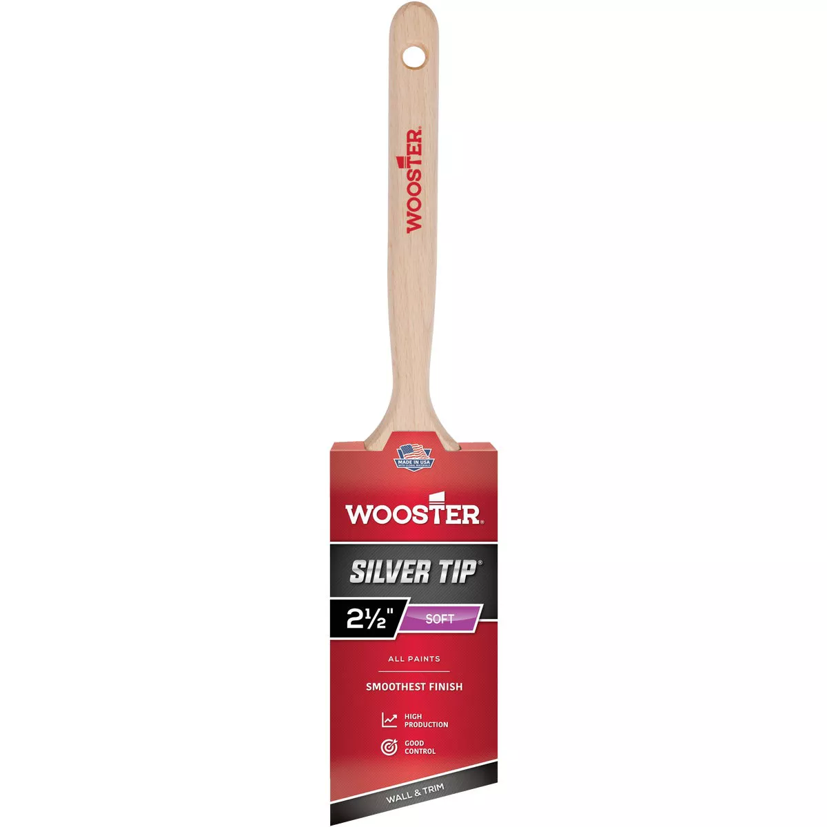 Wooster SILVER TIP 2-1/2 In. Chisel Trim Angle Sash Paint Brush