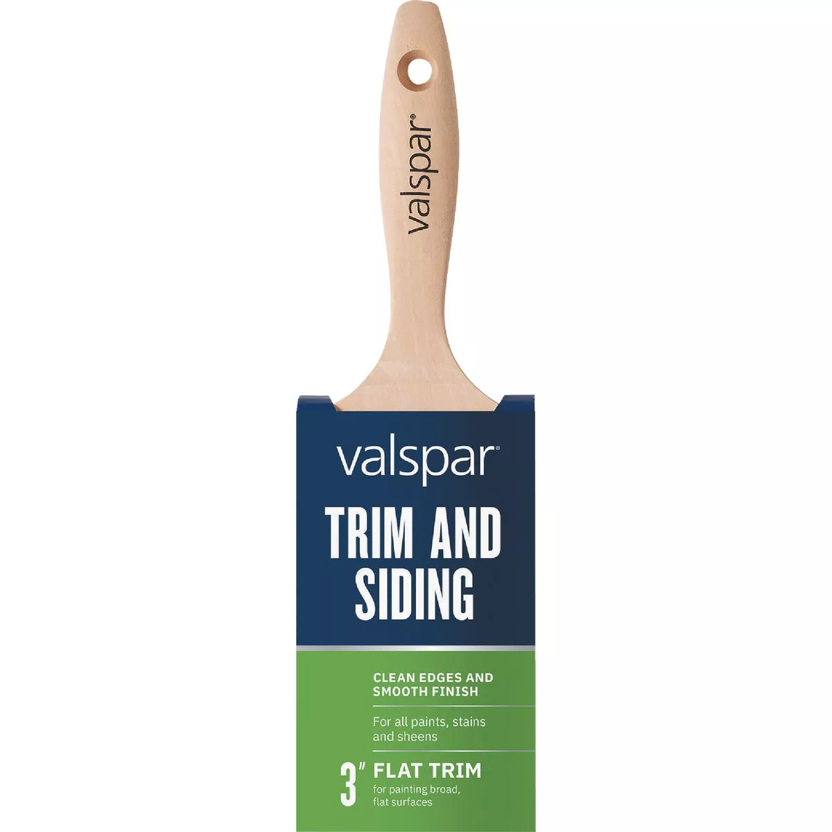 Valspar 3 In. Wall & Trim Flat Trim Brush