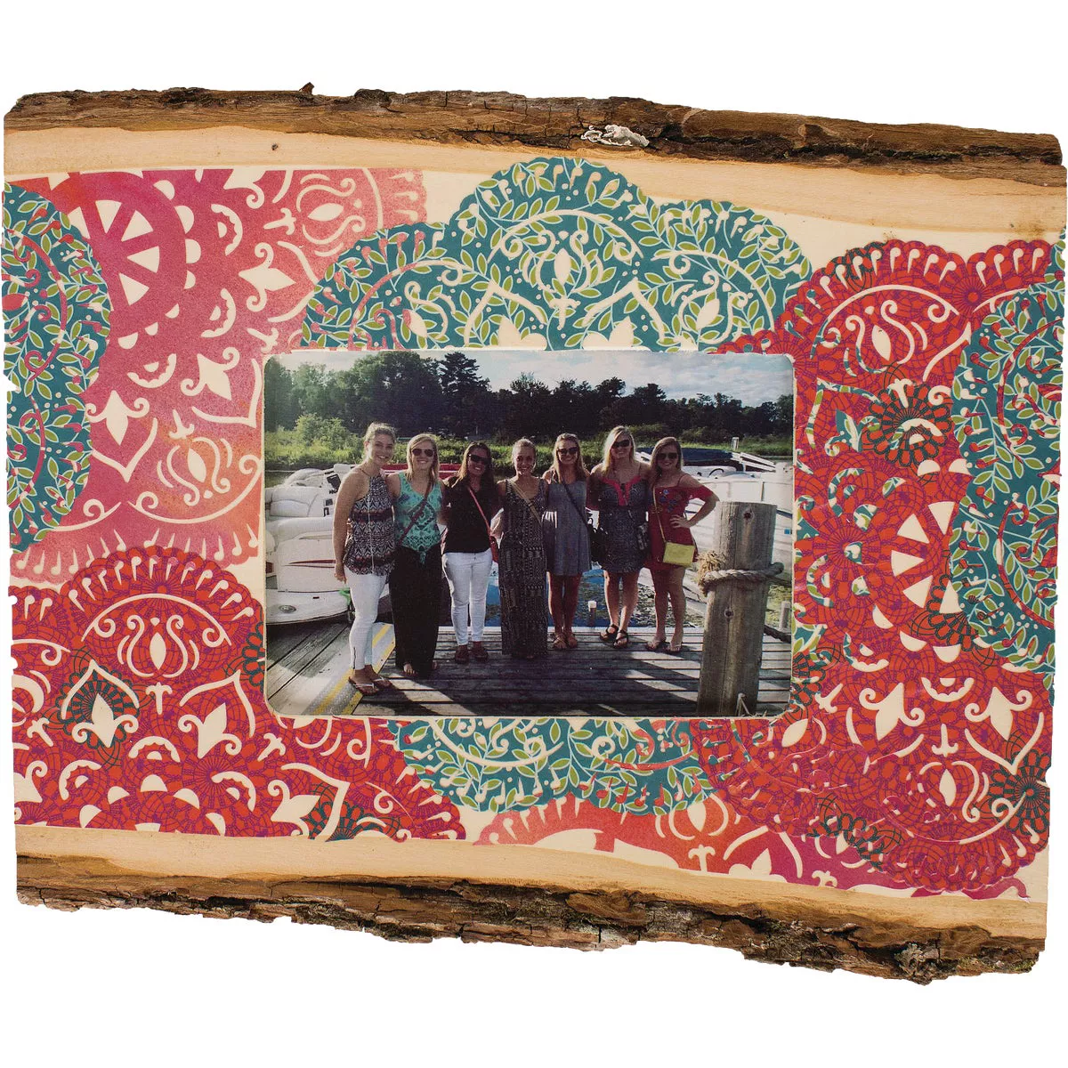 Walnut Hollow Bark Edge Unfinished Wood Picture Frame - photo 6