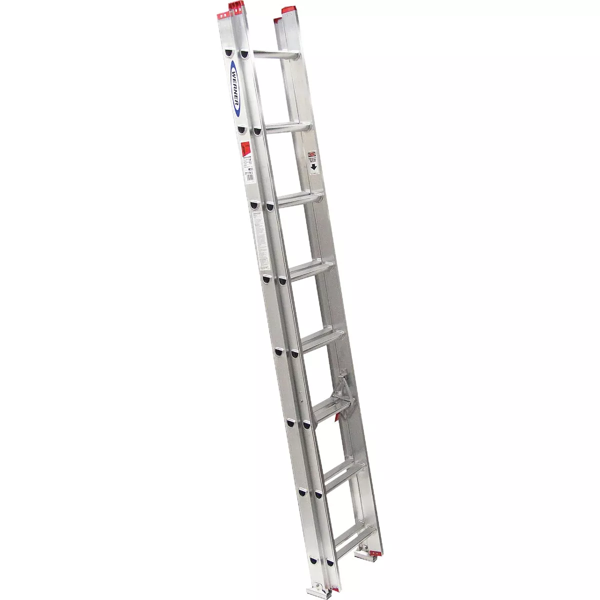 Werner 16 Ft. Aluminum Extension Ladder with 200 Lb. Load Capacity Type III Duty Rating