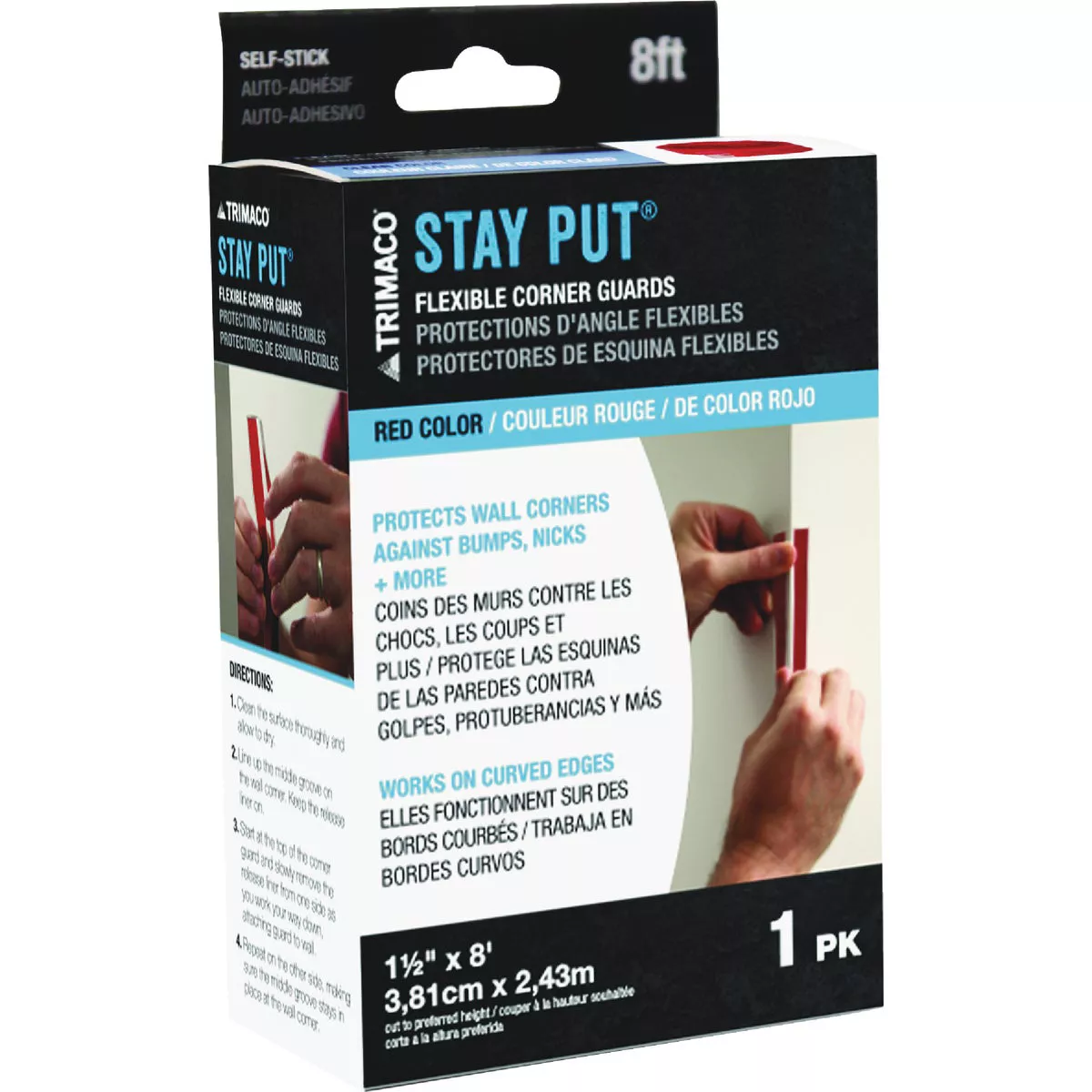 Trimaco Stay Put 1.5 In. x 8 Ft. Flexible Corner Guard