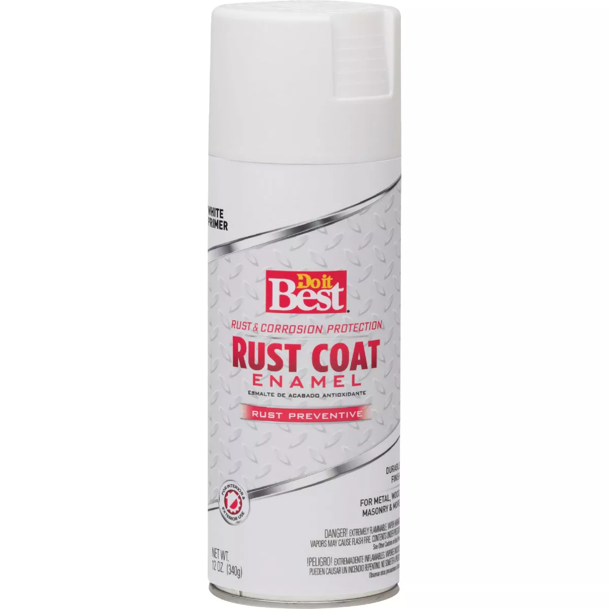 Do It Best 12 Oz. White Rust Coat Enamel - photo 2