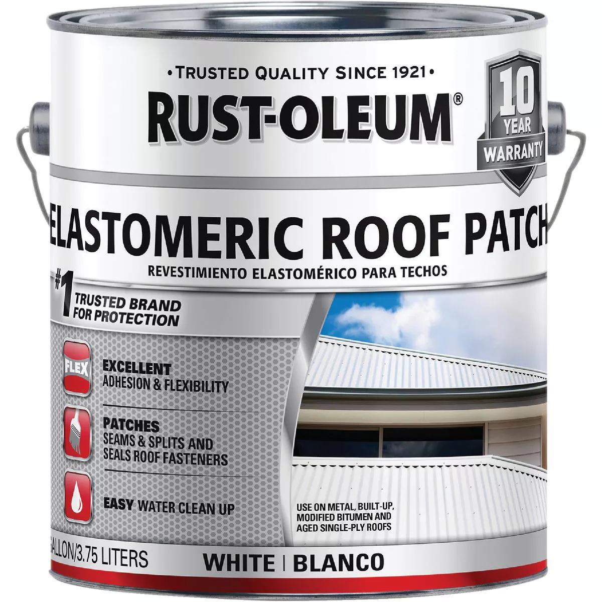 Rust-Oleum 1 Gal. White Elastomeric Roof Patch - photo 2
