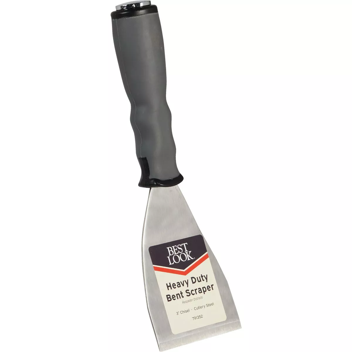 Best Look 3 In. Bent Scraper with Threaded Handle