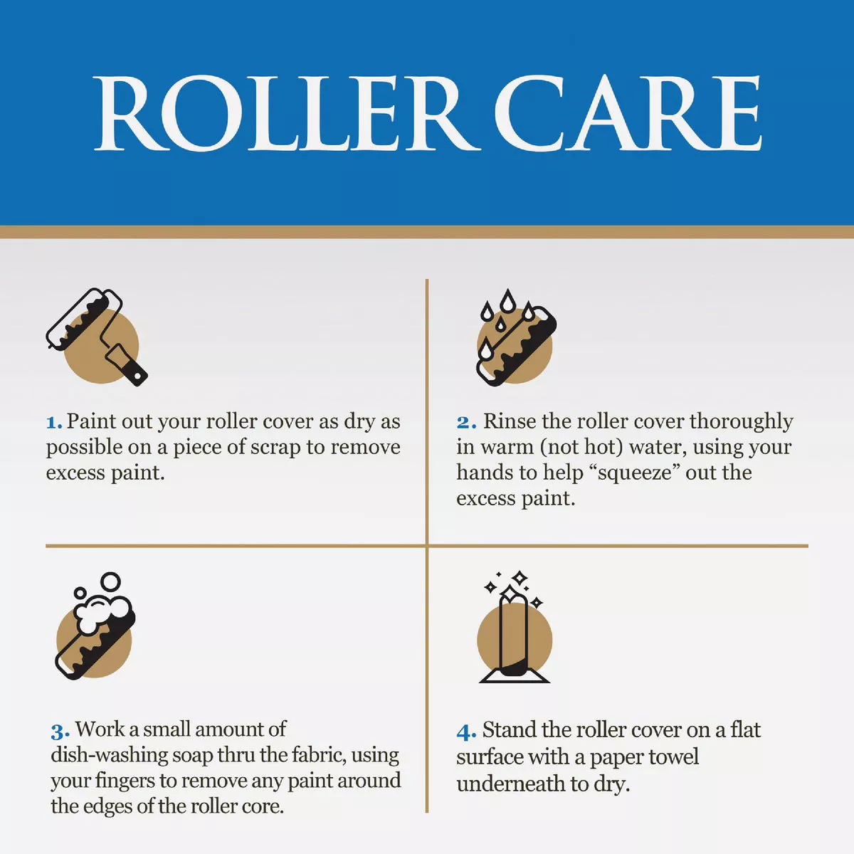 Linzer Pro Edge 4 In. x 3/8 In. Mini Microfiber Roller Cover (2-Pack) - photo 4