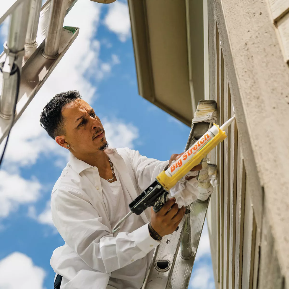 Sashco Big Stretch 10.5 Oz. Acrylic Elastomeric Caulk, Gray - photo 3