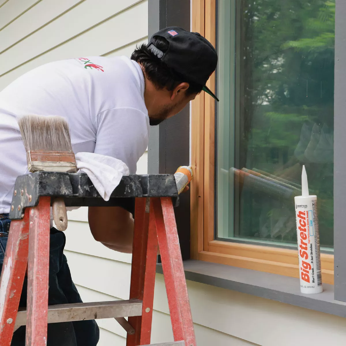 Sashco Big Stretch 10.5 Oz. Acrylic Elastomeric Caulk, Gray - photo 5