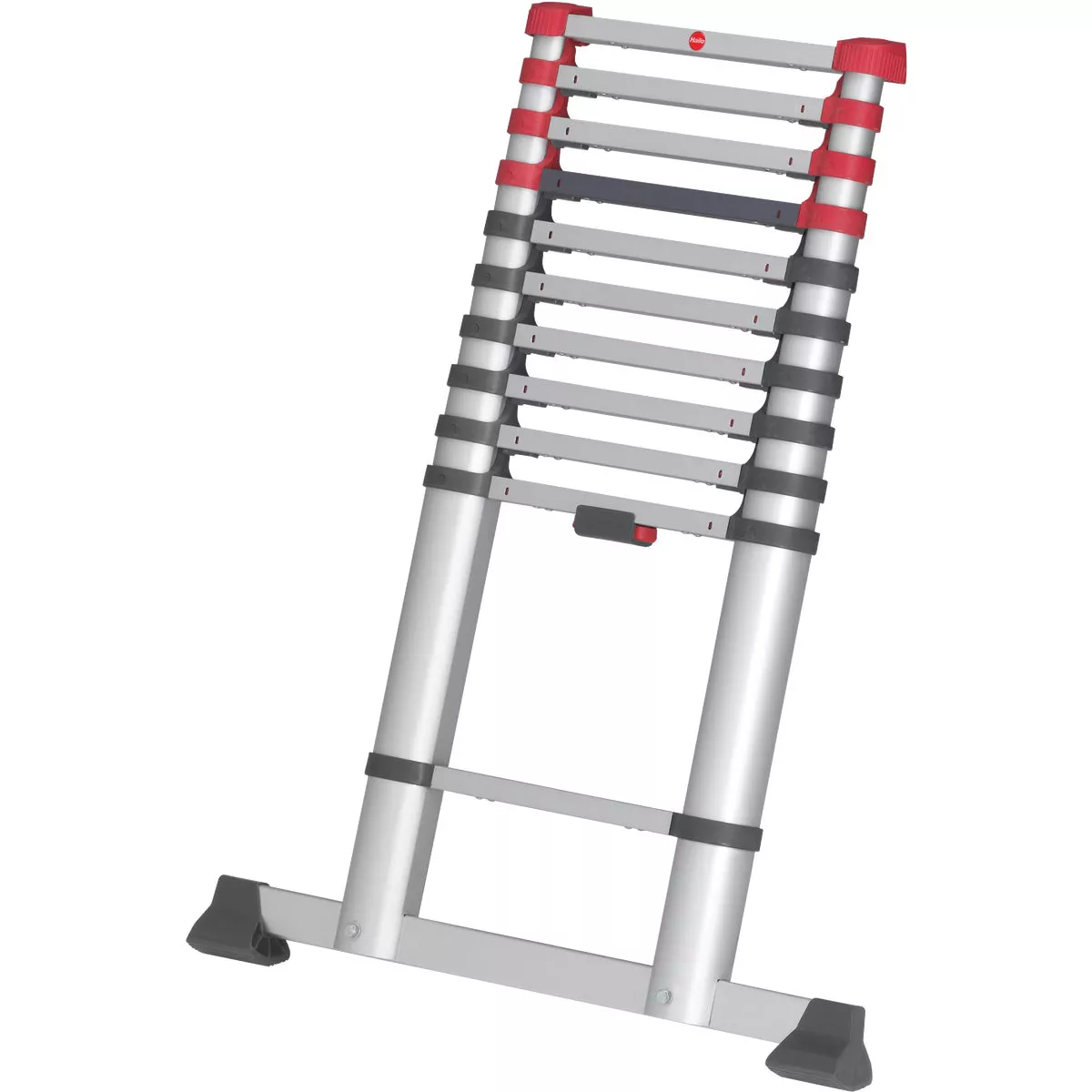 Hailo 11 Ft. Aluminum 11-Rung Telescoping Ladder with 330 Lb. Load Capacity - photo 3