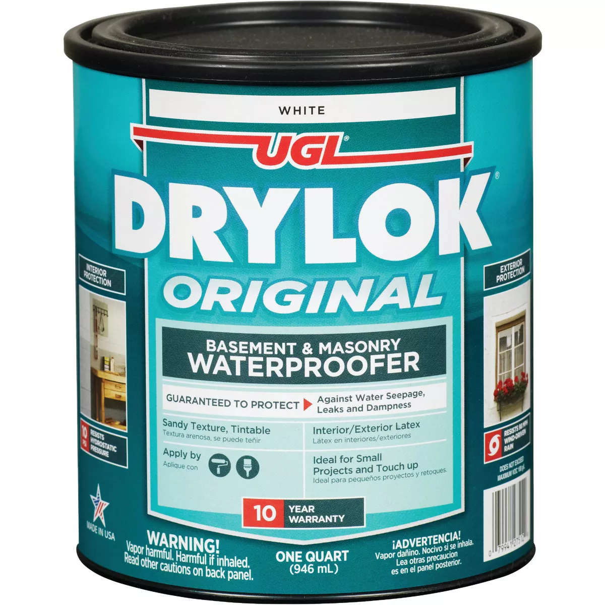 Drylok White Latex Masonry Waterproofer, 1 Qt.