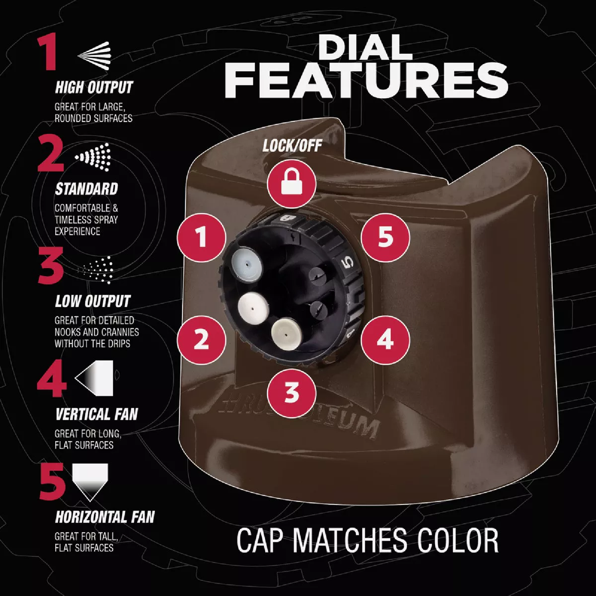 Rust-Oleum Stops Rust 12 Oz. Custom Spray 5 in 1 Gloss Spray Paint, Leather Brown - photo 3