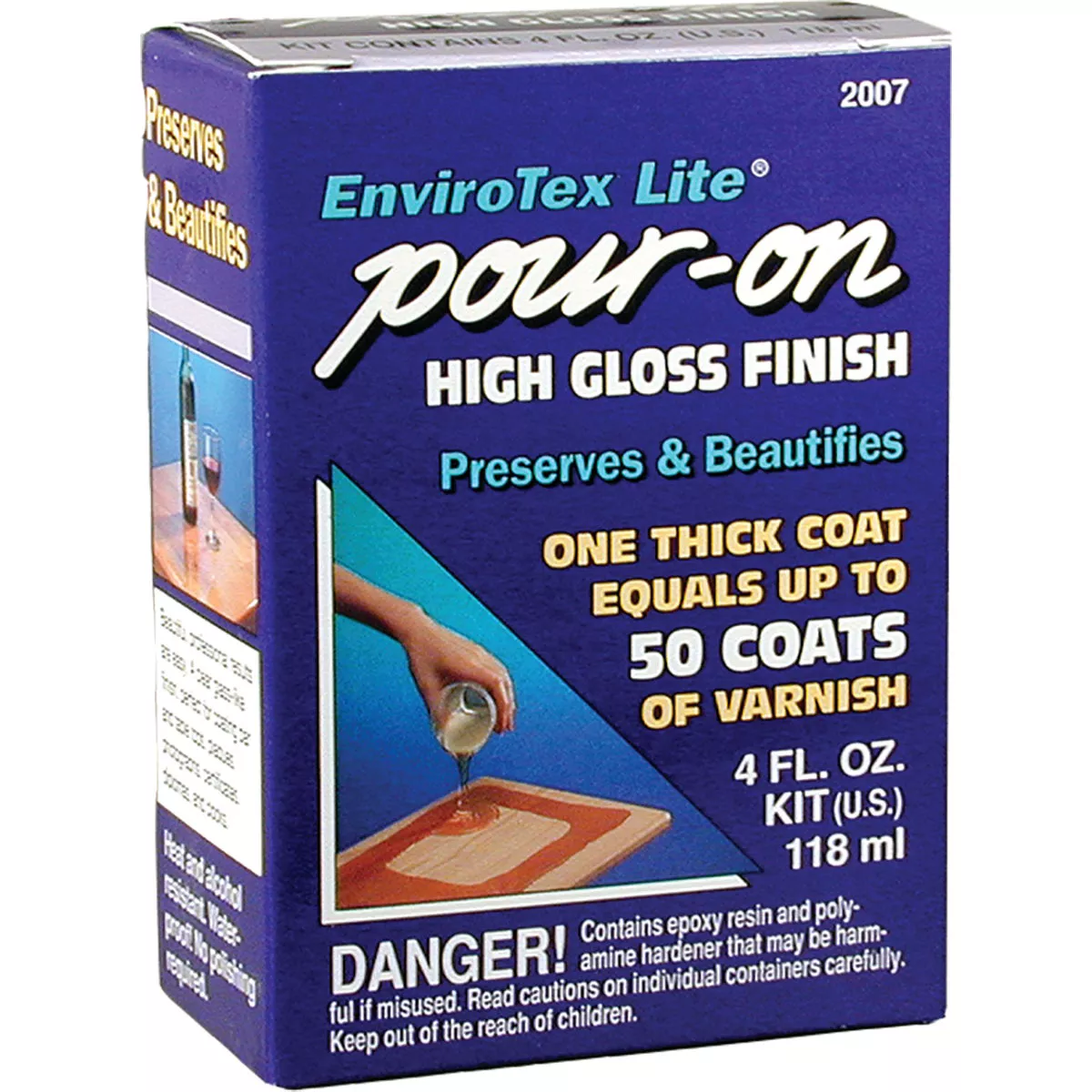 Envirotex Lite Pour-On 4 Oz. High Gloss Finish | True Value Hardware