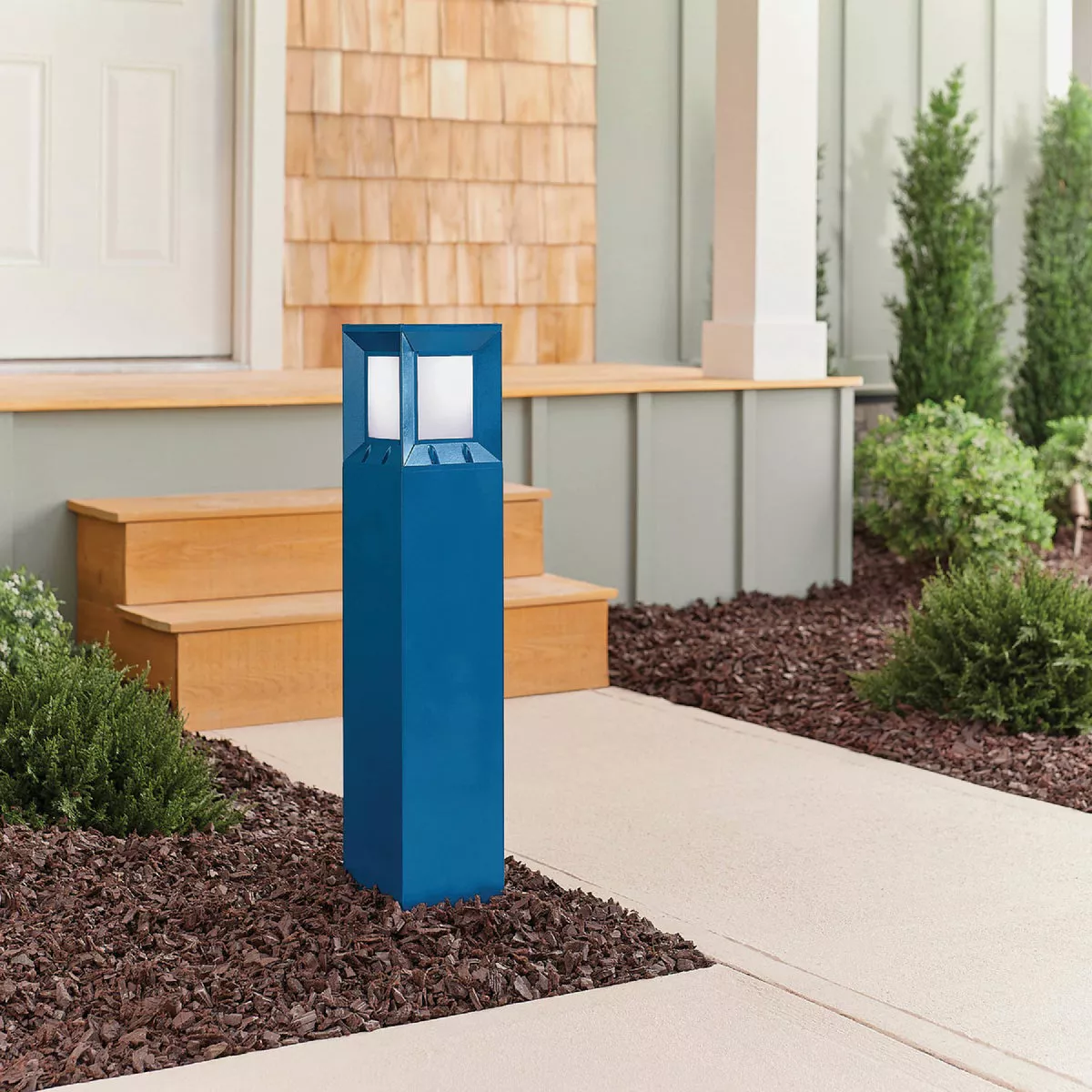 Krylon Rust Tough Gloss Anti-Rust Safety Color Rust Control Enamel, Safety Blue, 1 Gal. - photo 2