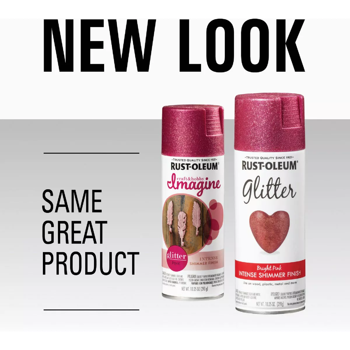 Rust-Oleum 10.25 Oz. Bright Pink Glitter Spray Paint - photo 2