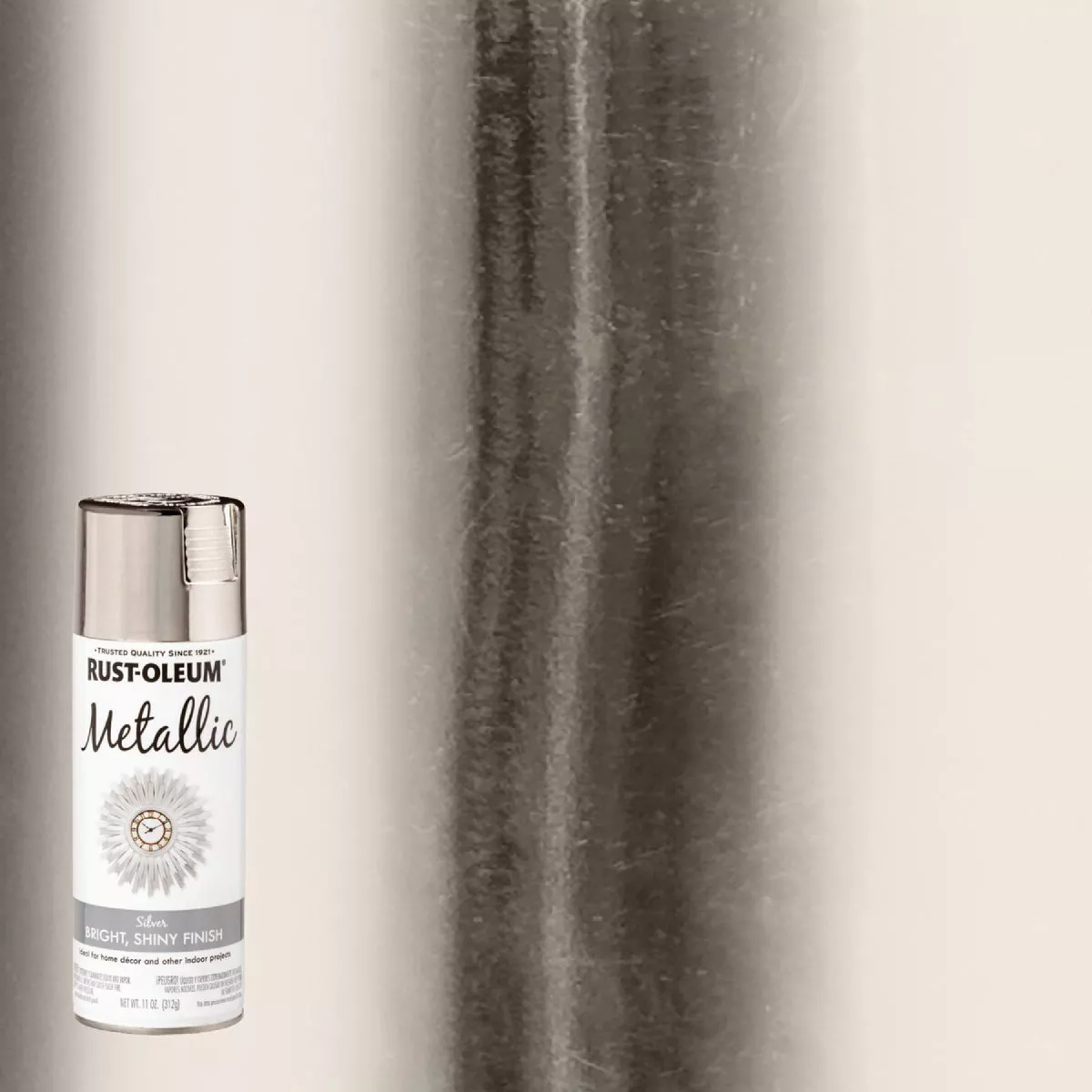 Rust-Oleum Specialty 11 Oz. Metallic Satin Spray Paint, Silver