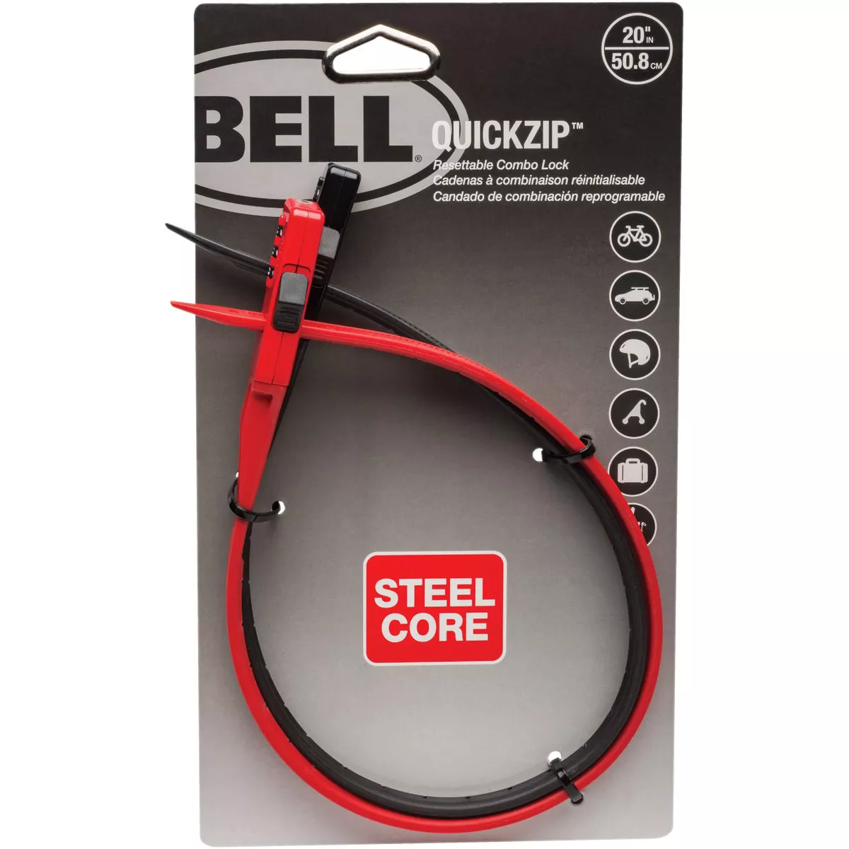 Bell bicycle lock sales