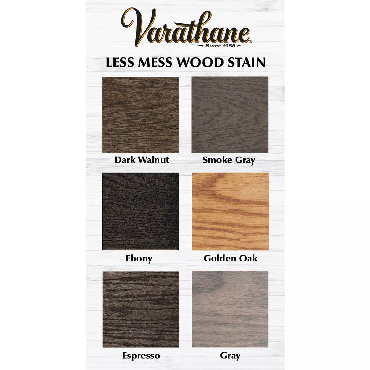 Varathane Less Mess Smoke Gray Water-Based Interior Wood Stain, 4 Oz. - photo 4