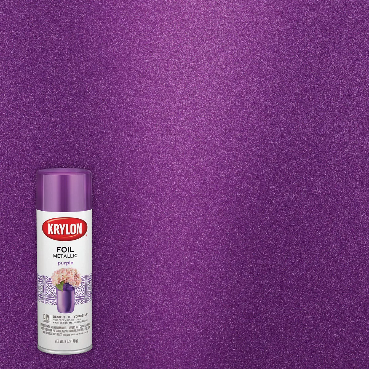 Krylon 8 Oz. Premium Foil Metallic Purple Spray Paint