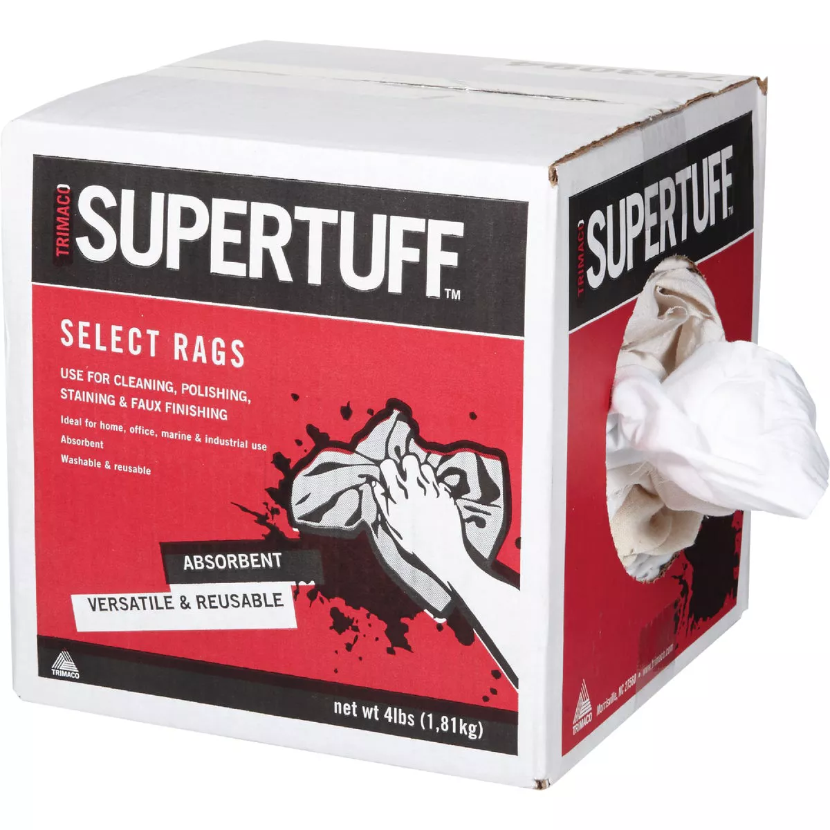 Trimaco SuperTuff 4 Lb. Painter's Rags - photo 3