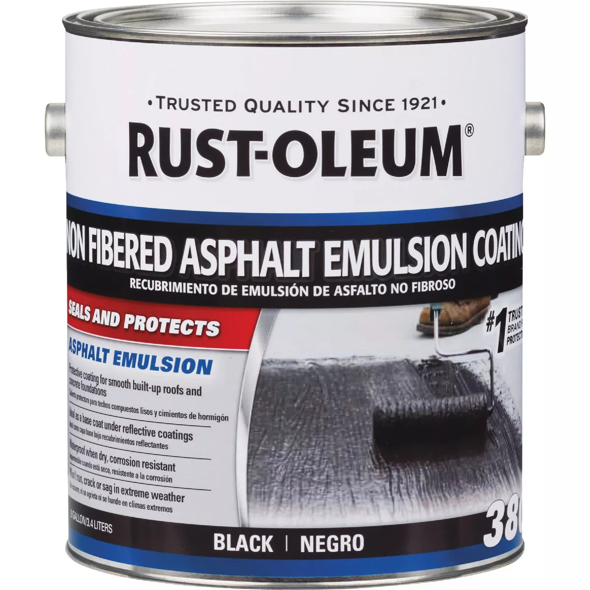 Rust-Oleum 380 1 Gal. Non-Fibered Asphalt Emulsion Coating - photo 2