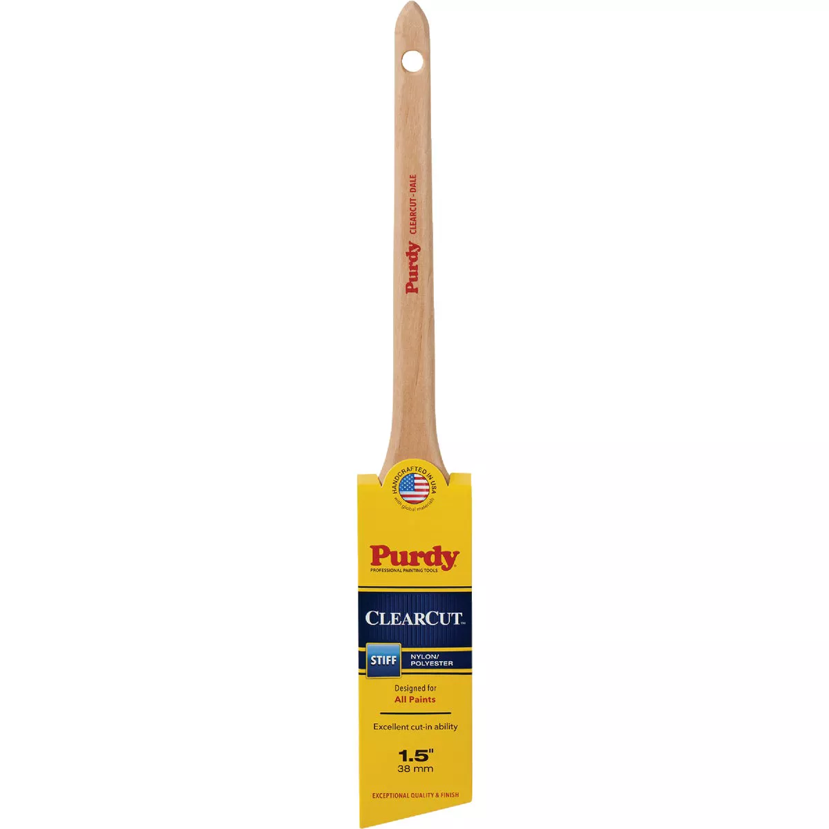 Purdy Clearcut Dale 1-1/2 In. Angle Trim Stiff Paint Brush