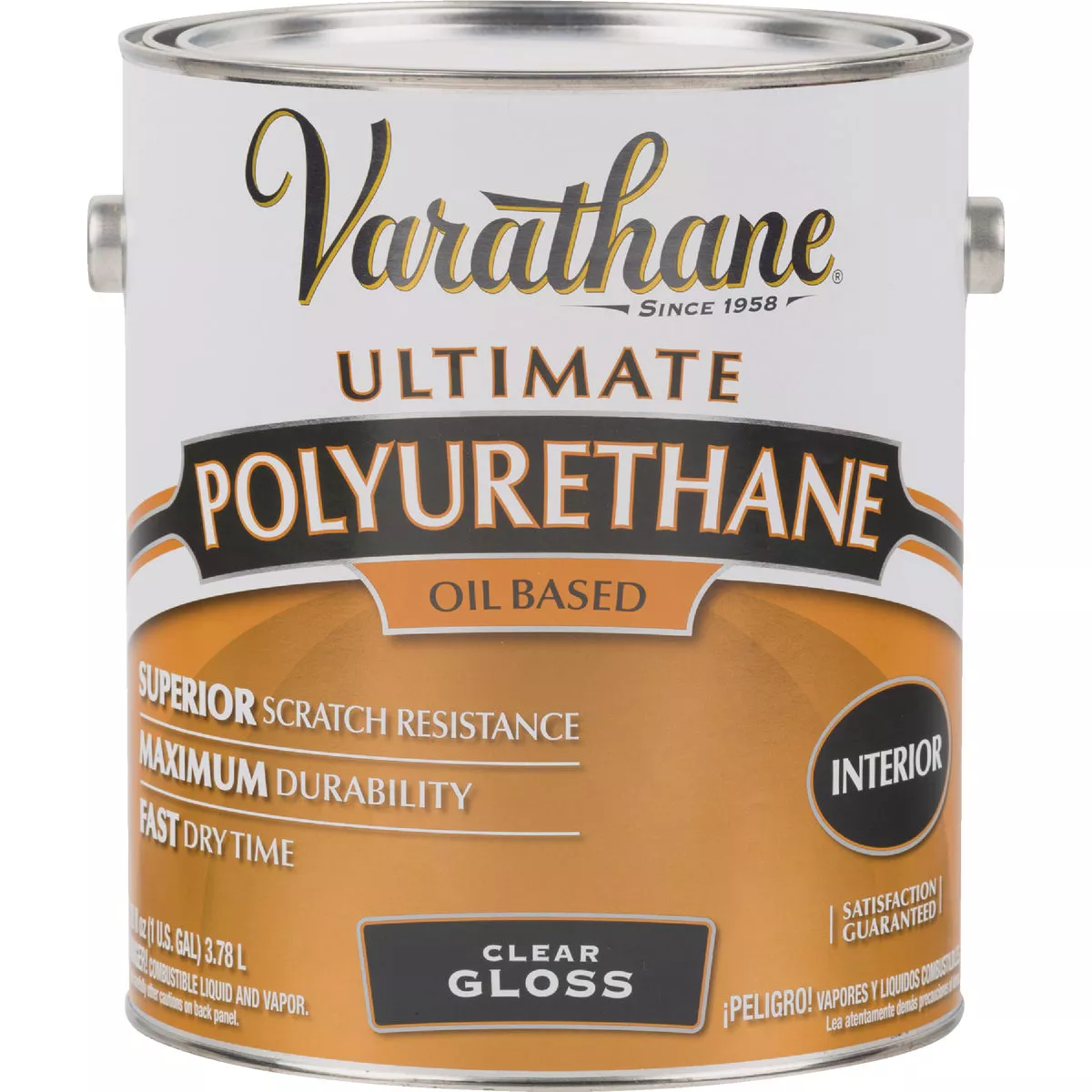 Varathane Gloss Clear 275 VOC Oil-Based Interior Polyurethane, 1 Gal. - photo 2
