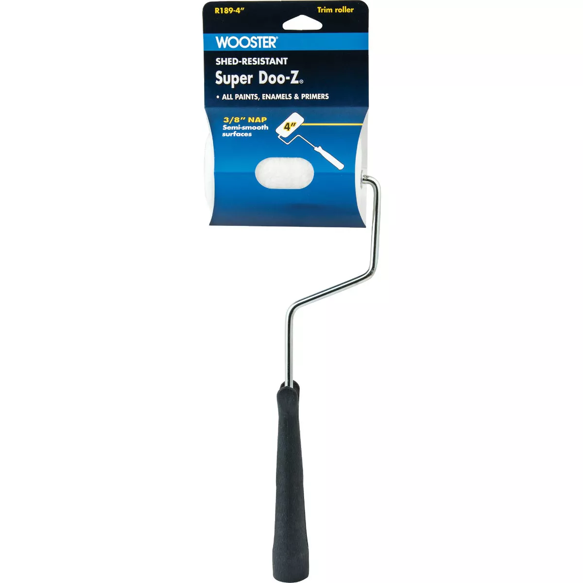 Wooster Super Doo-Z 4 In. Woven Paint Roller Cover & Frame - photo 2
