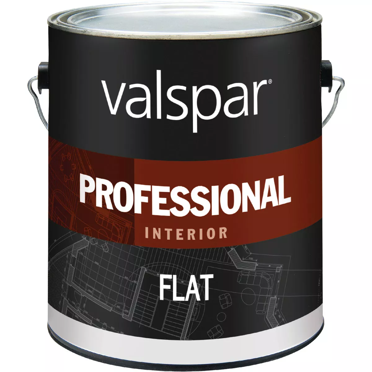Valspar Professional Latex Flat Interior Wall Paint, Neutral Base, 1 Gal.