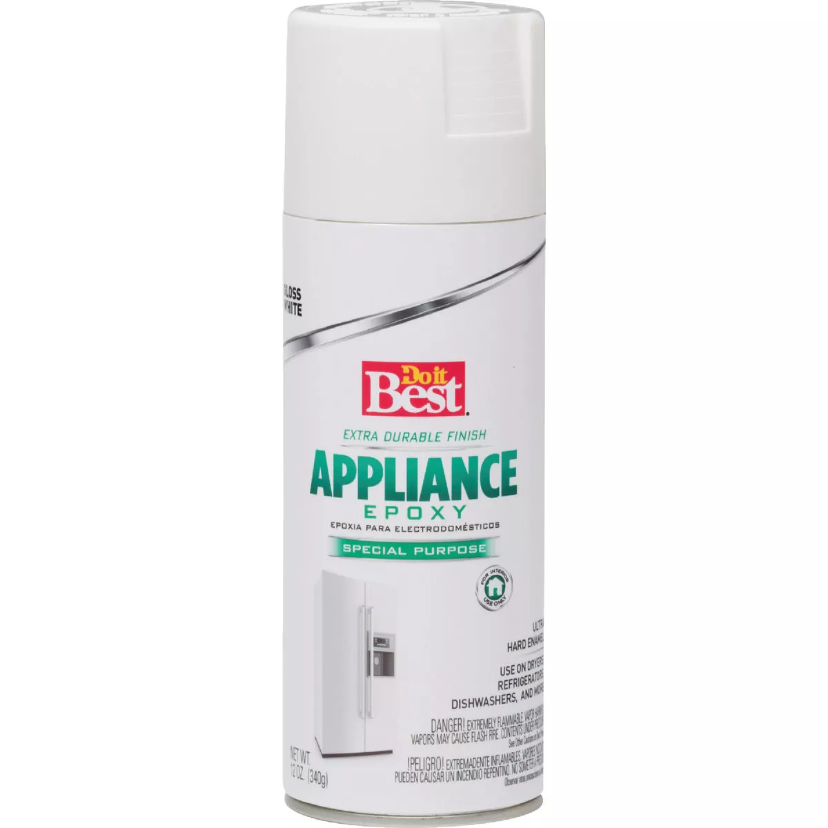 Do it Best Gloss White 12 Oz. Appliance Spray Paint - photo 2