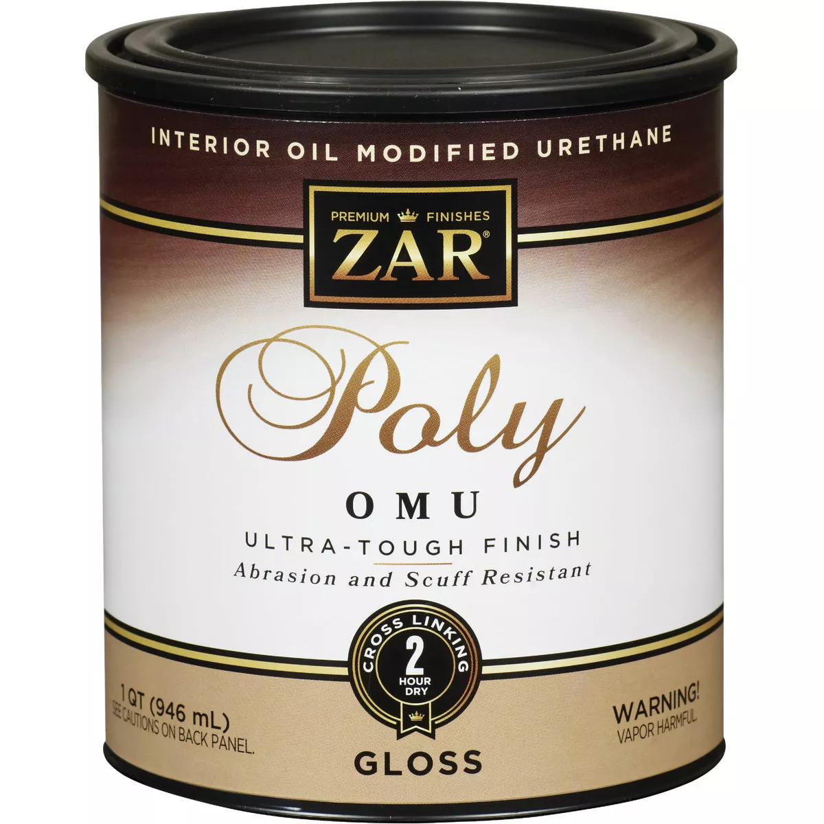 ZAR Gloss Ultra Max Interior Polyurethane, 1 Qt.