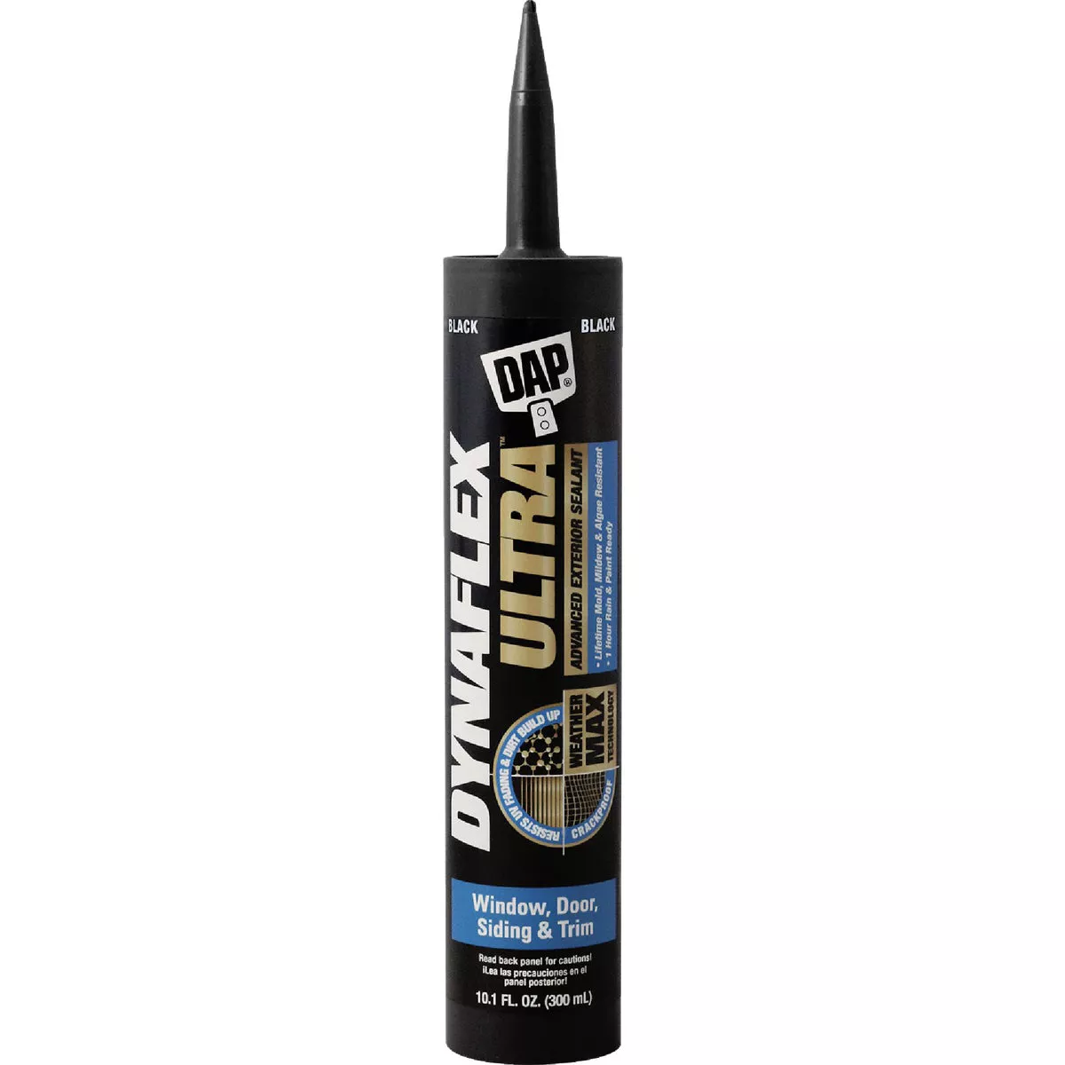Dap Dynaflex Ultra 10.1 Oz. Black Advanced Exterior Sealant for Window, Door & Siding
