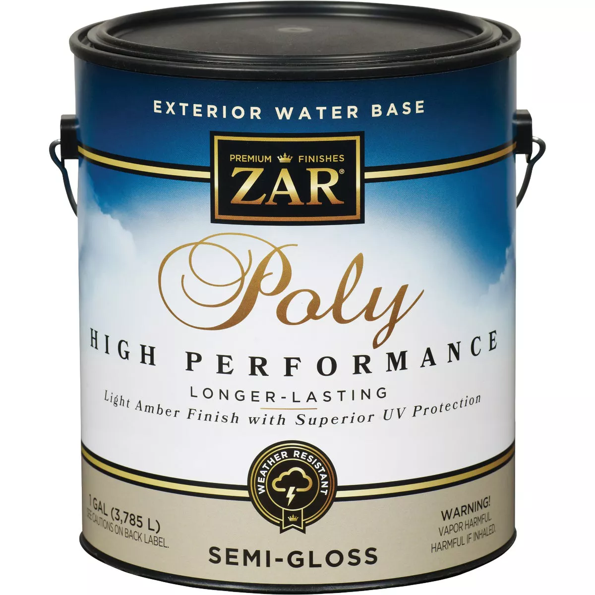 ZAR Semi-Gloss Clear Exterior Polyurethane, 1 Gal.