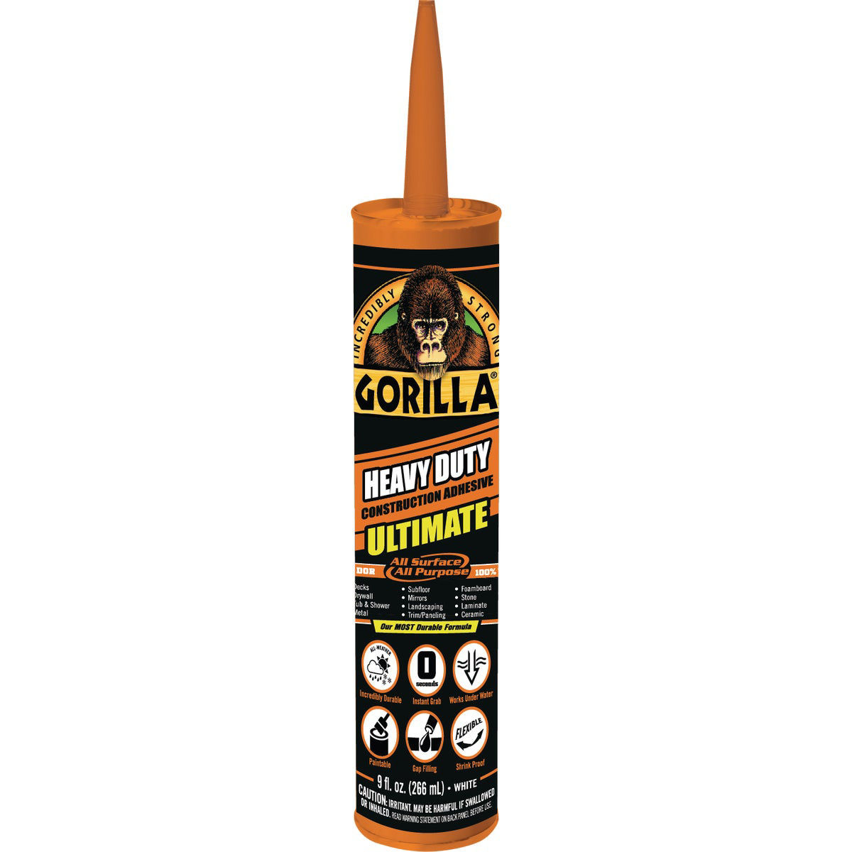  Gorilla Contact Adhesive Ultimate, 12.2oz Web Spray Adhesive,  White, (Pack of 2) : Arts, Crafts & Sewing