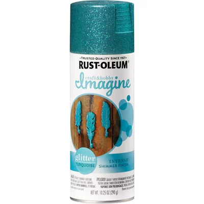 Rust-oleum 10.25oz Imagine Glitter Spray Paint Silver : Target