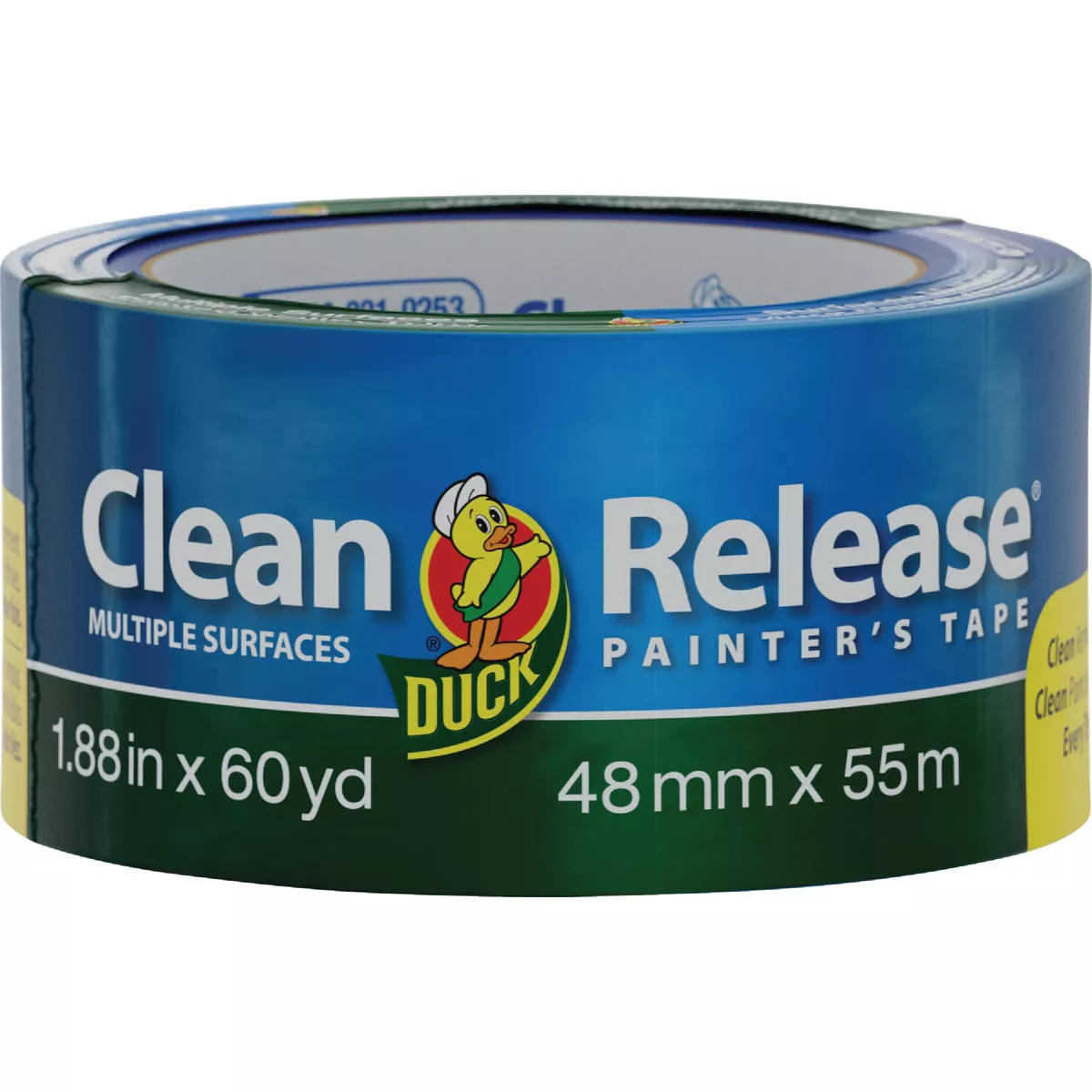 Duck Clean Release 1.88 In. x 60 Yd. Blue Painters Tape