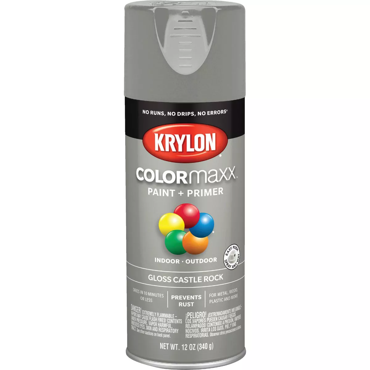 Krylon ColorMaxx 12 Oz. Gloss Spray Paint, Castle Rock