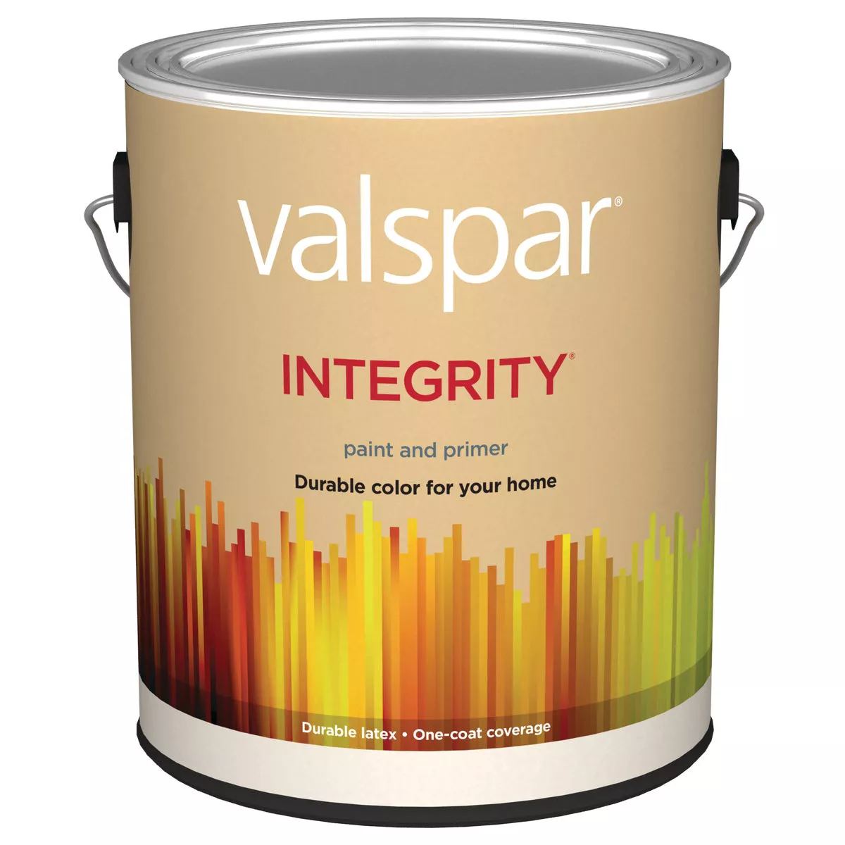 Valspar Integrity Latex Paint And Primer Flat Exterior House Paint, White, 1 Gal. - photo 2