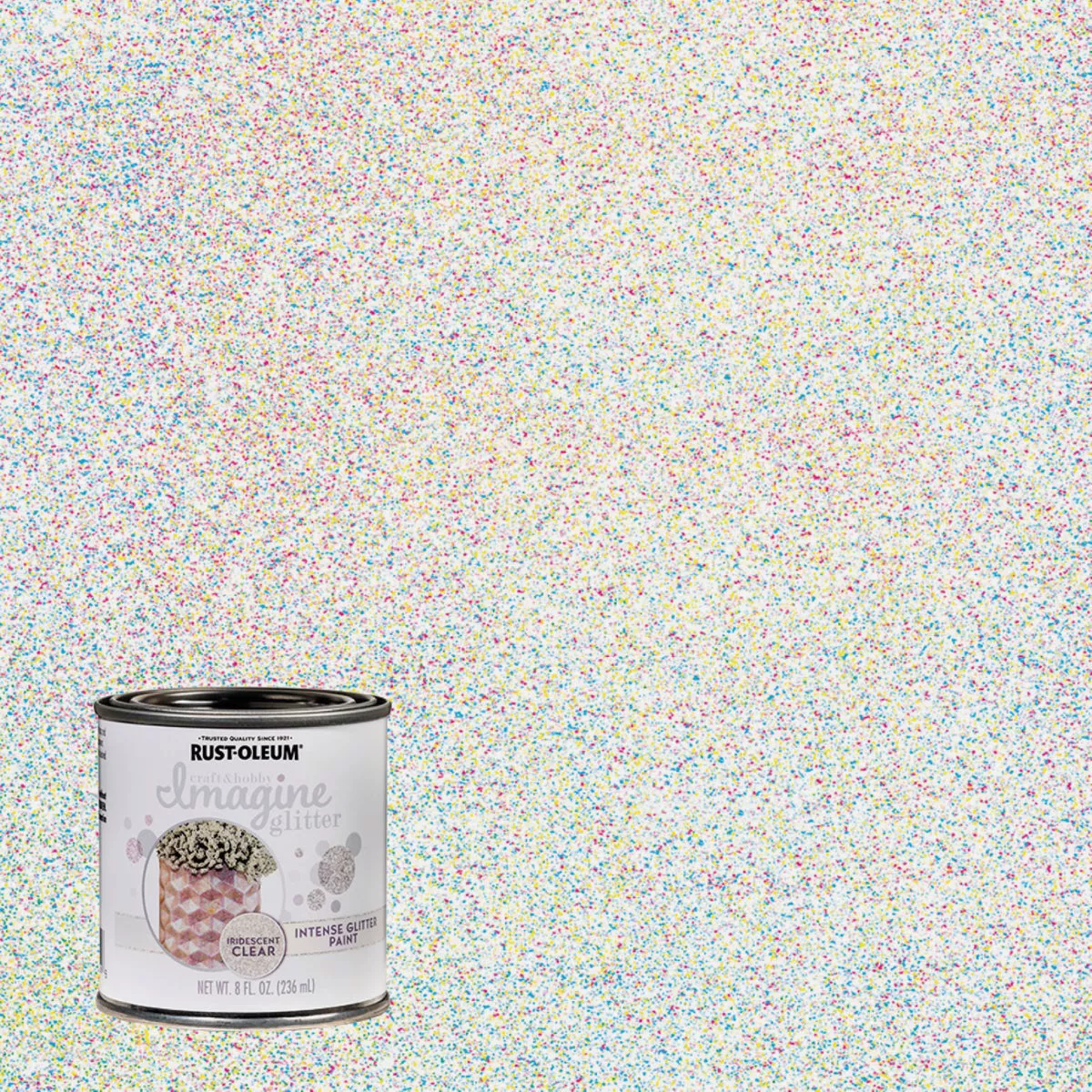 Rust-Oleum Imagine Craft & Hobby 8 Oz. Intense Iridescent Glitter Paint