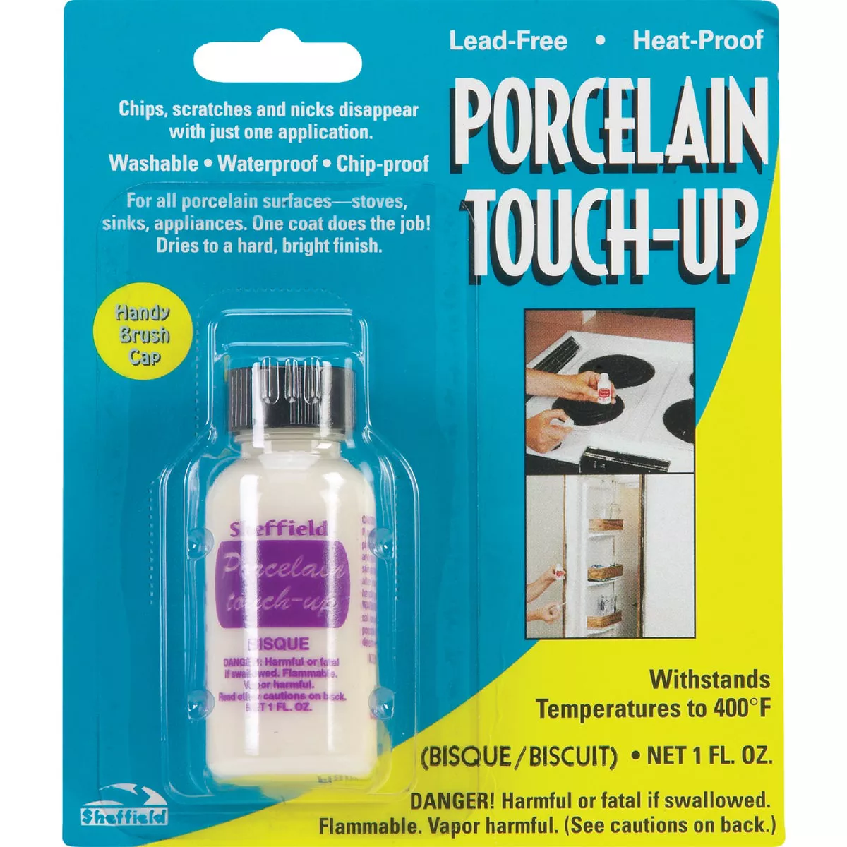 Sheffield Porcelain Touch-up Paint, Bisque, 1 Oz. - photo 2