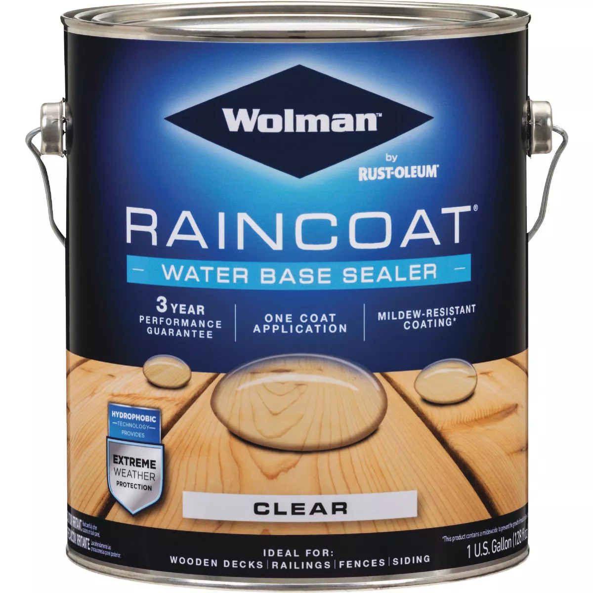 Wolman RainCoat Water-Based Repellent, Clear, 1 Gal. - photo 2