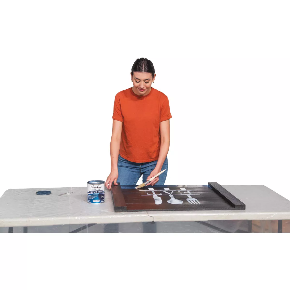 Varathane Satin Low Odor Water Based Interior Polyurethane, 1Qt. - photo 3