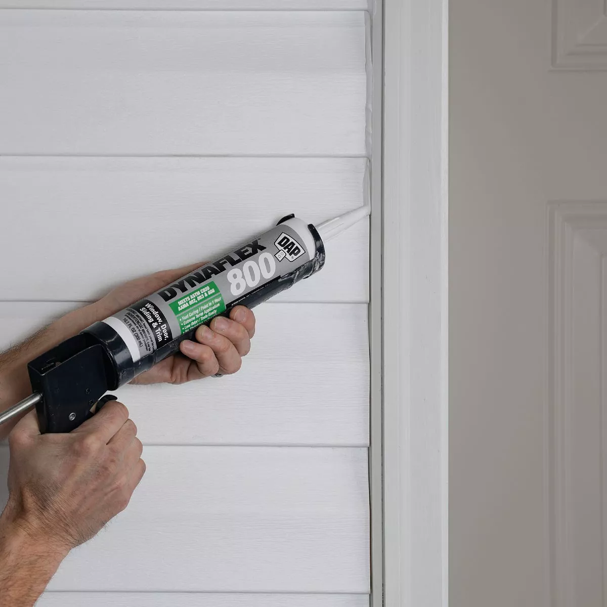 DAP Dynaflex 800 10.1 Oz. Advanced Window, Door, Siding, & Trim Polymer Sealant - White - photo 3