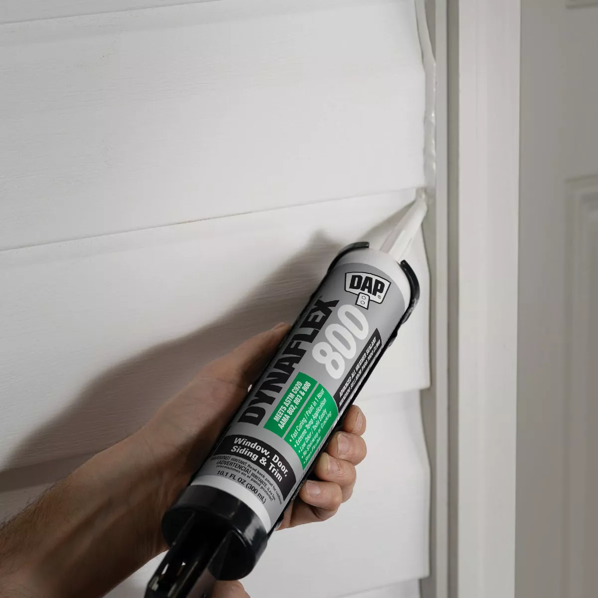 DAP Dynaflex 800 10.1 Oz. Advanced Window, Door, Siding, & Trim Polymer Sealant - White - photo 4