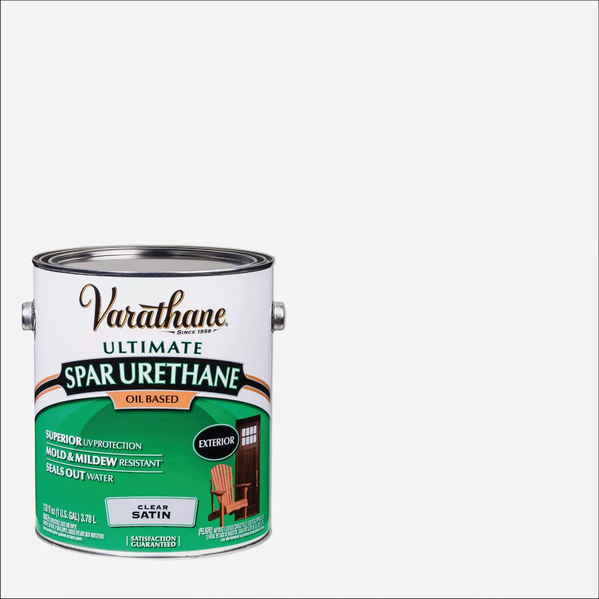 Varathane Satin Clear Exterior VOC Spar Urethane, 1 Gal.