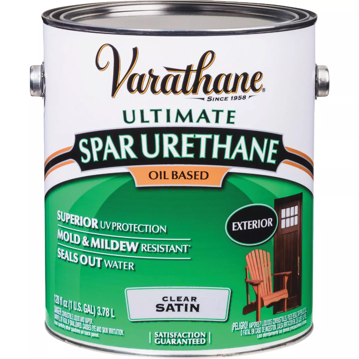 Varathane Satin Clear Exterior VOC Spar Urethane, 1 Gal. - photo 2