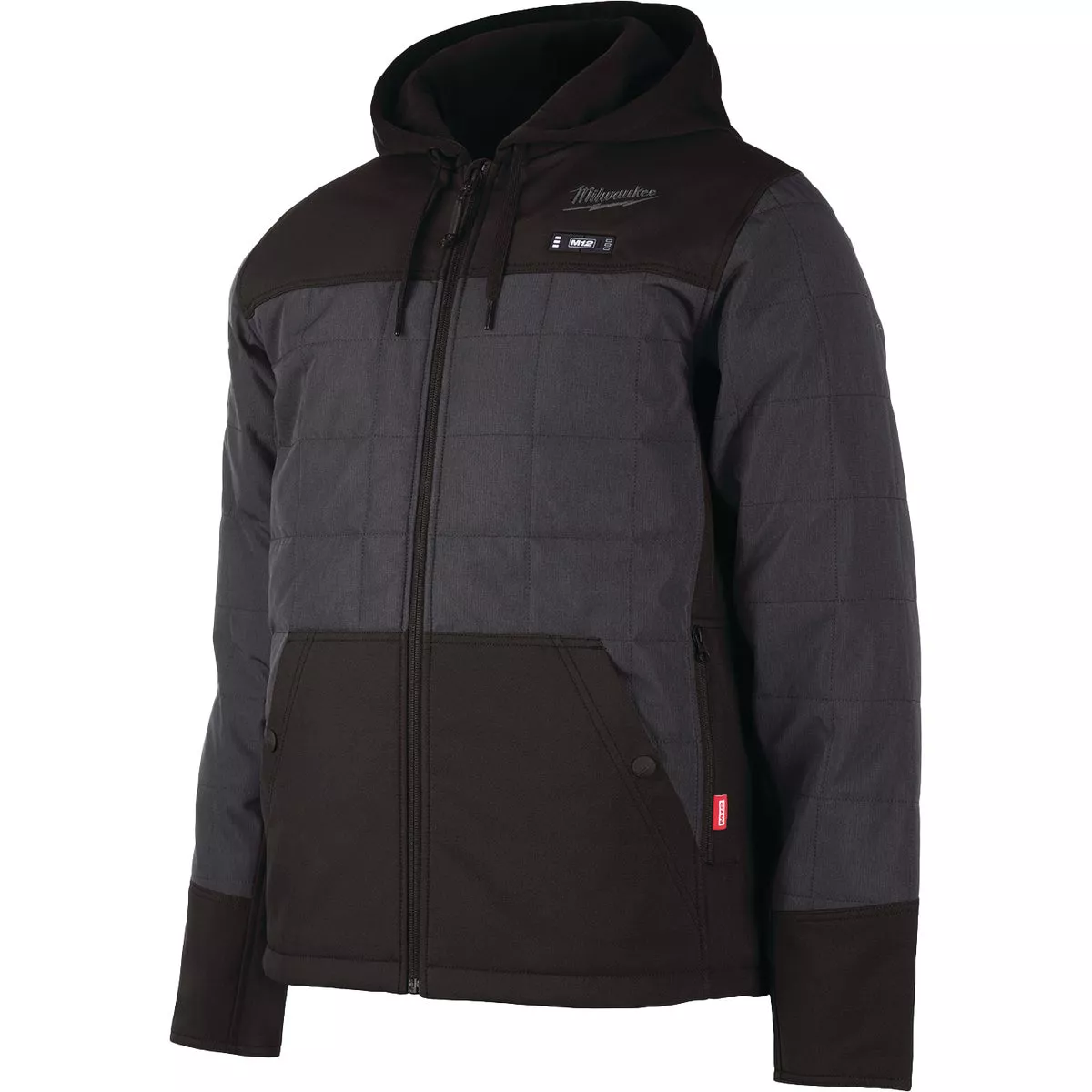 Milwaukee M12 AXIS Men's Gray Cordless Heated Jacket Kit, 2XL