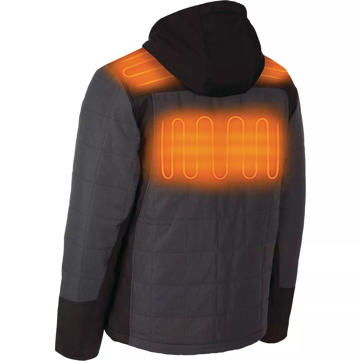 Milwaukee M12 AXIS Men's Gray Cordless Heated Jacket Kit, 2XL - photo 3