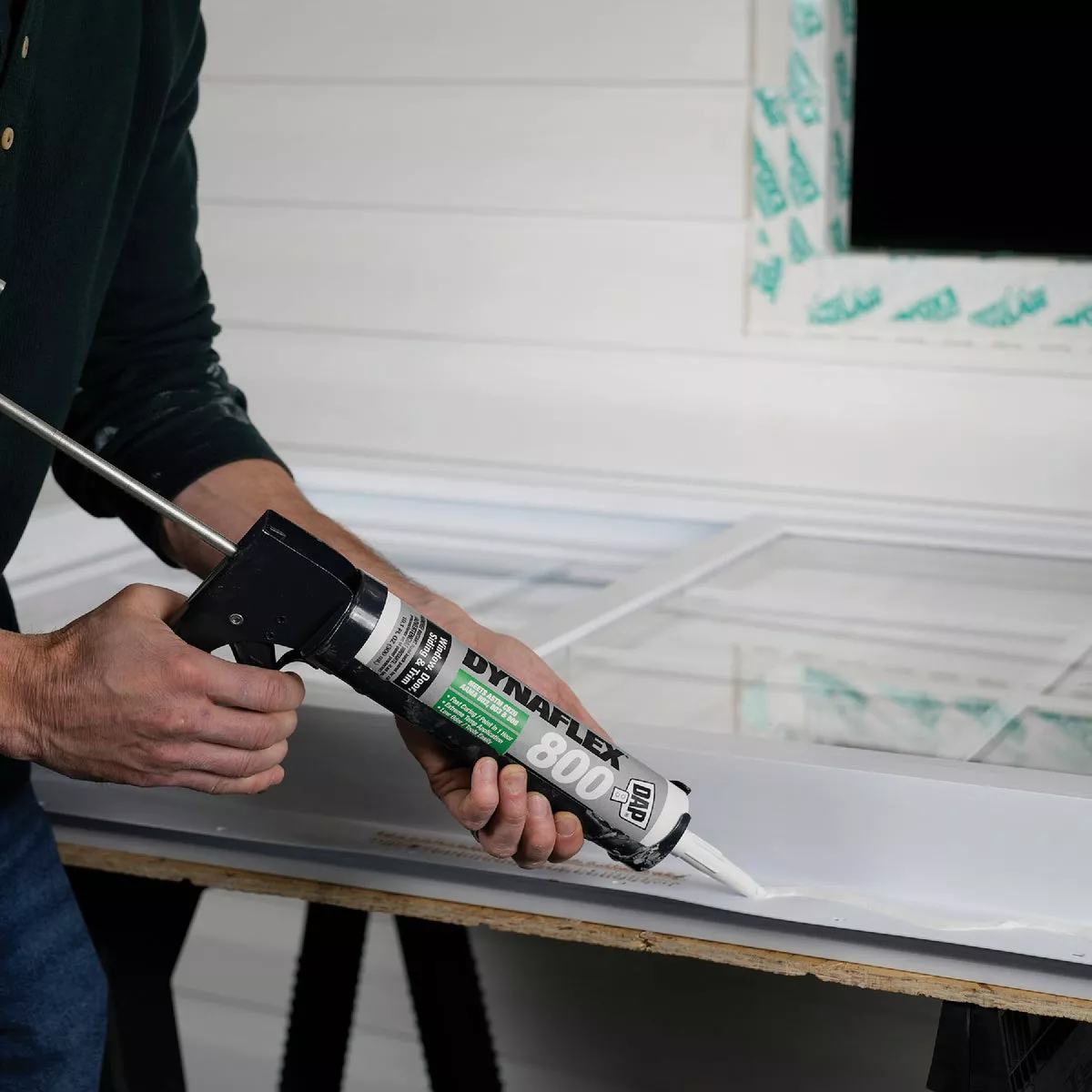 DAP Dynaflex 800 10.1 Oz. Advanced Window, Door, Siding, & Trim Polymer Sealant - Light Gray - photo 3