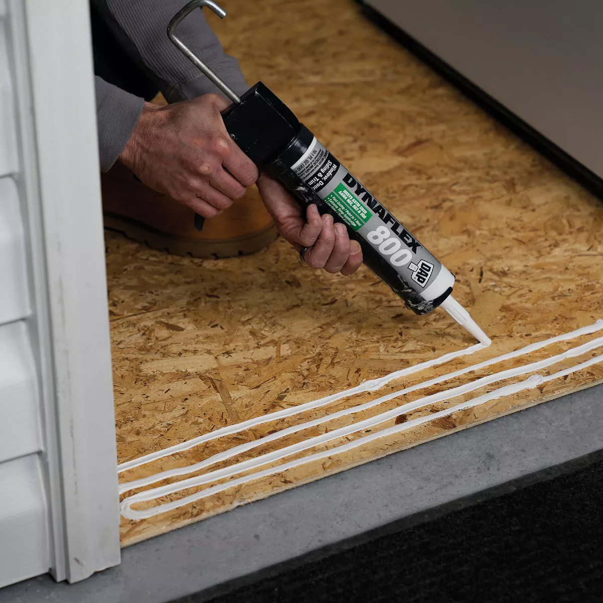 DAP Dynaflex 800 10.1 Oz. Advanced Window, Door, Siding, & Trim Polymer Sealant - Light Gray - photo 2